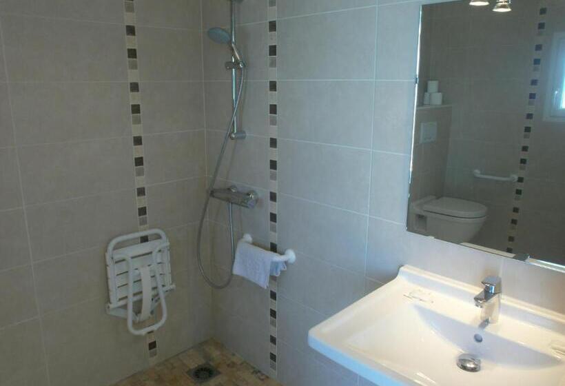 חדר סטנדרט נוף לים עם מרפסת, Au Tapis De Sable