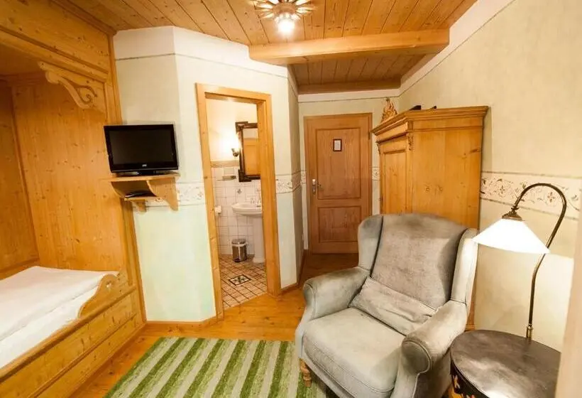 バルコニー付きシングルスタンダードルーム, Landhaus Benediktenhof