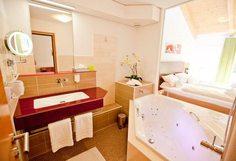 חדר סטנדרט עם ג'קוזי, Und Appartementhof Waldeck