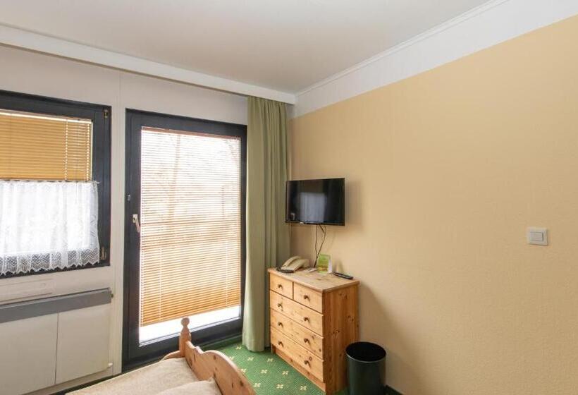 ‫غرفة فردية مزودة بتراس, Spreewaldhotel Garni Raddusch