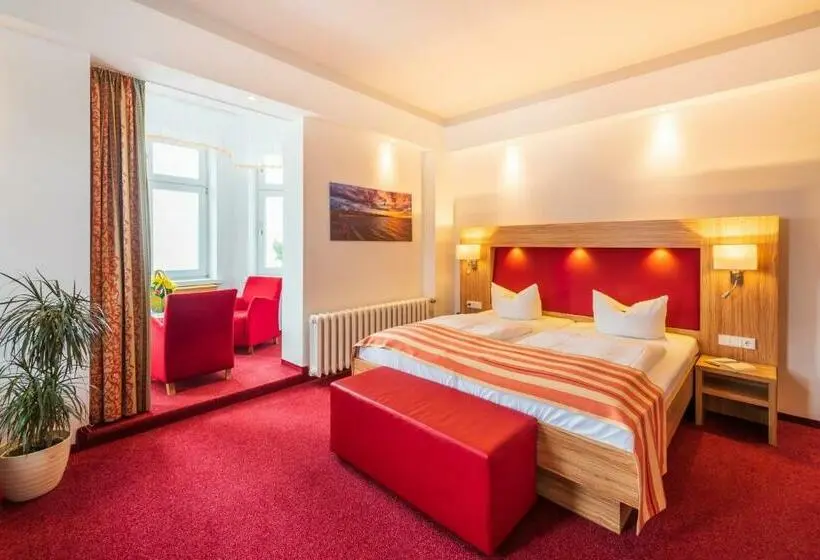 Comfort-huone Merinäkymä, Strandhotel Zur Promenade