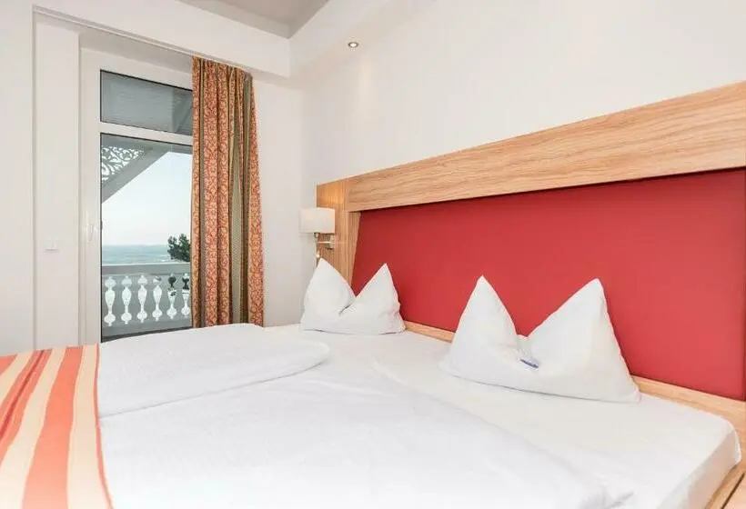 Standard-huone Merinäkymä Parveke, Strandhotel Zur Promenade