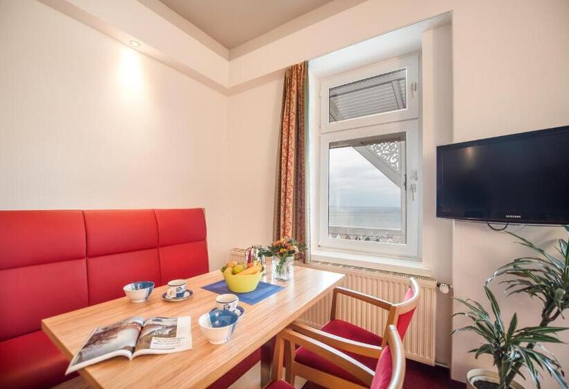 شقة بغرفة نوم واحدة, Strandhotel Zur Promenade