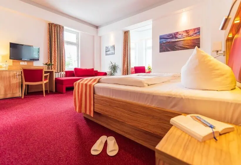 Comfort-huone Merinäkymä, Strandhotel Zur Promenade