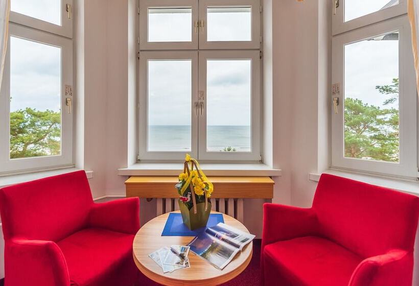 غرفة كومفورت مطلة علي البحر, Strandhotel Zur Promenade