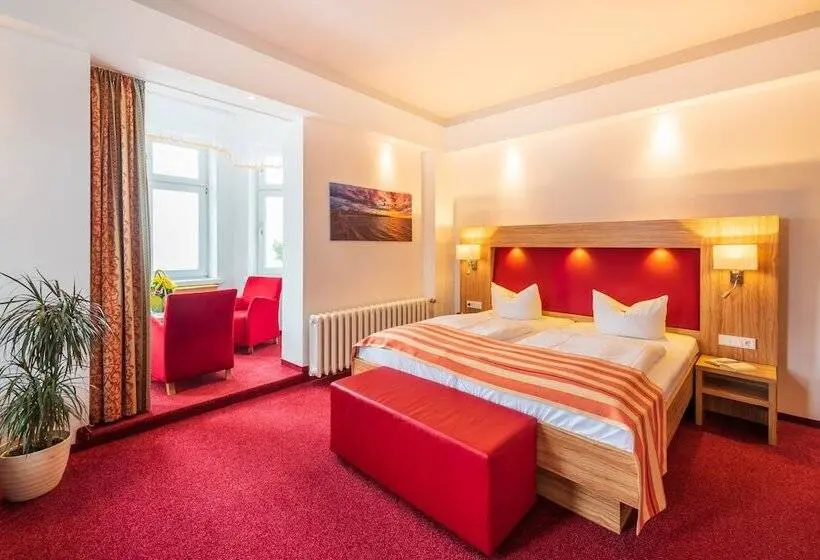 Comfort-huone Merinäkymä, Strandhotel Zur Promenade