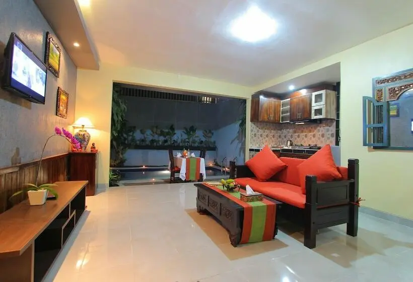 Villa 1 Makuuhuone, The Sesari Jimbaran
