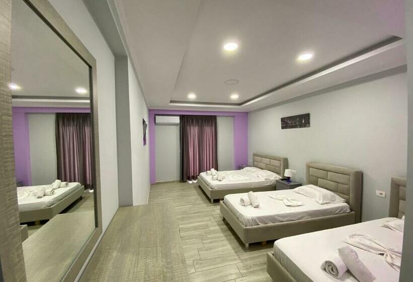 스탠다드 4인용 룸 바다전망, Karos Hotel Llaman