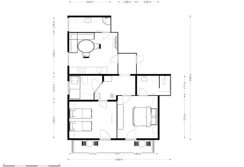 آپارتمان 3 خوابه, Casa Montana