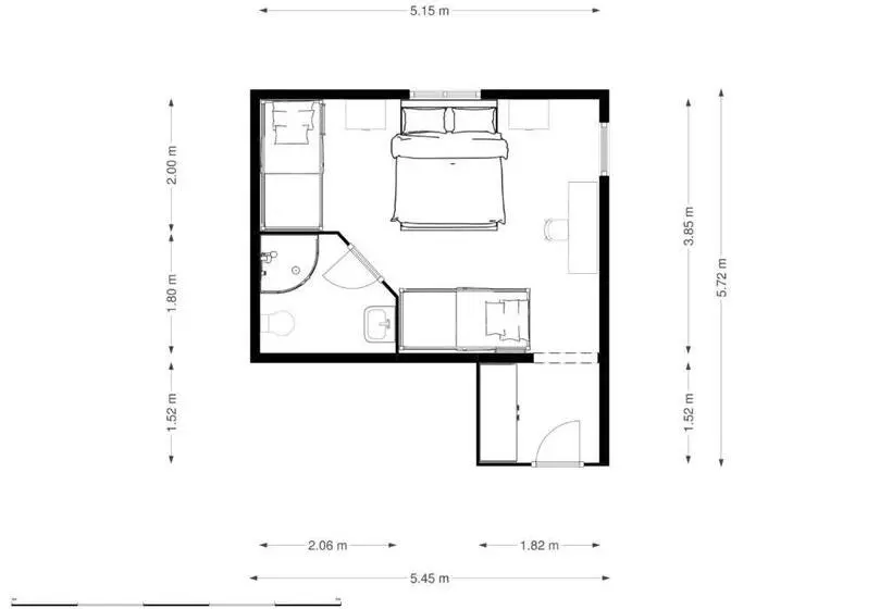اتاق استاندارد چهار تخته, Casa Montana