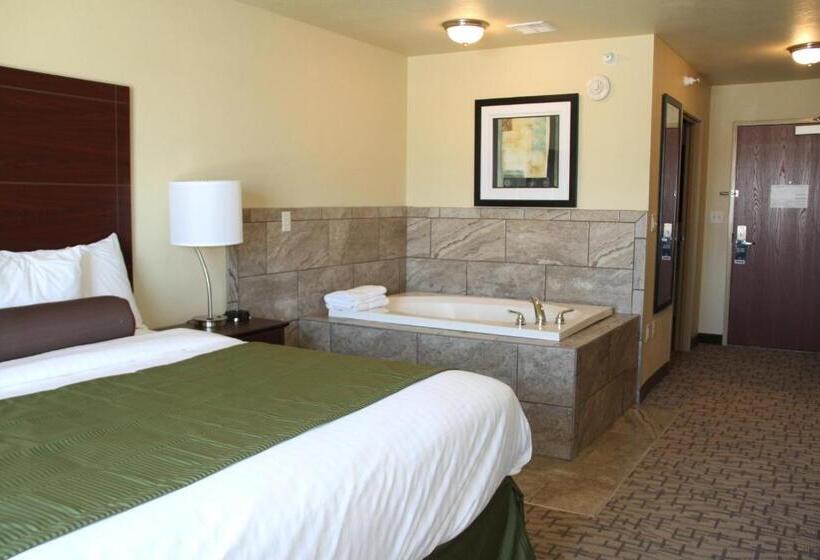 带大床的套房, Cobblestone Hotel & Suites – Devils Lake