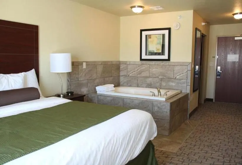 キングサイズベッドのスイートルーム, Cobblestone Hotel & Suites – Devils Lake