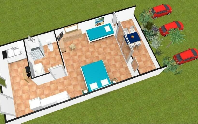 インサイドのスタンダードスタジオ, Residence Les Cayalines