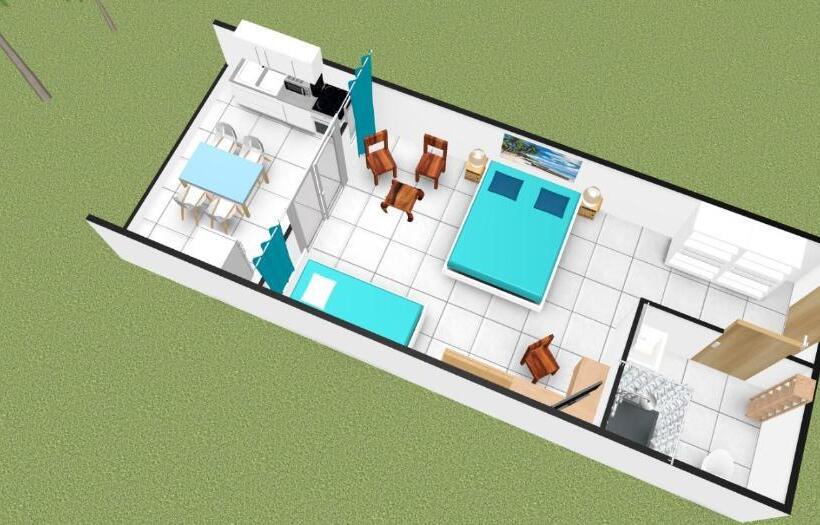 ガーデンビューのスタンダードワンルーム, Residence Les Cayalines