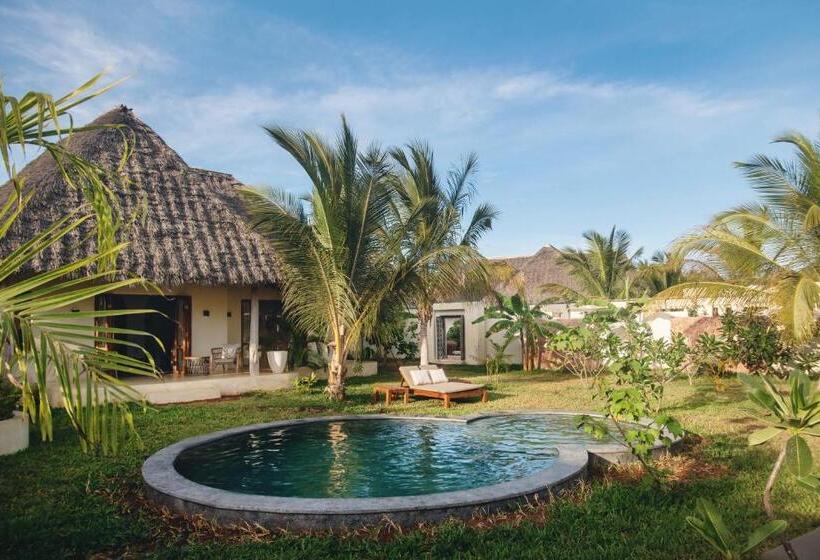 וילה עם חדר שינה אחד ובריכת שחיה, Qambani Luxury Resort