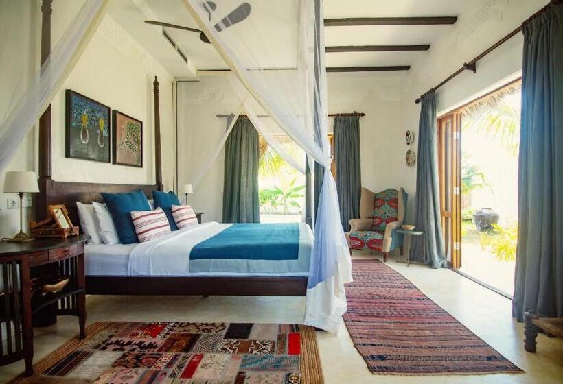 וילה עם חדר שינה אחד ובריכת שחיה, Qambani Luxury Resort