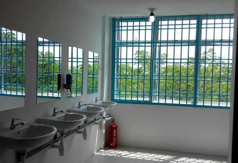 스탠다드 싱글 룸 공동욕실, Roof Talk Theme Hostel