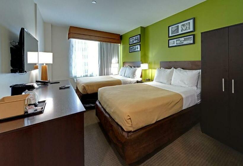 스탠다드 룸 더블 침대 2개, Hillside