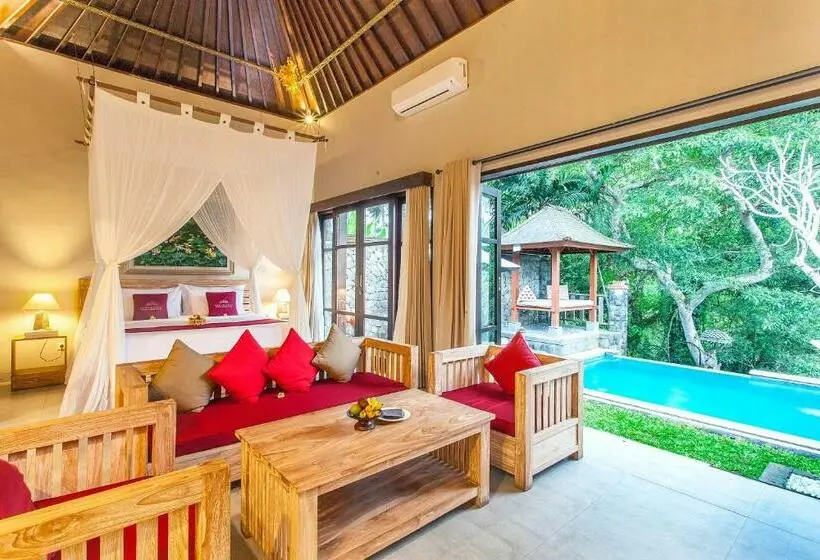 Huvila, 1 makuuhuone ja uima-allas, Kawi Resort A Pramana Experience