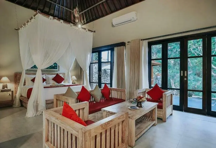 Huvila, 1 makuuhuone ja uima-allas, Kawi Resort A Pramana Experience