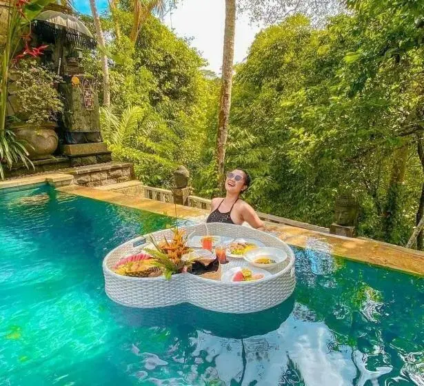 Huvila, 1 makuuhuone ja uima-allas, Kawi Resort A Pramana Experience