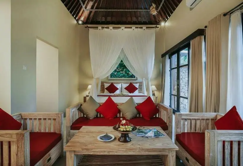 Huvila, 1 makuuhuone ja uima-allas, Kawi Resort A Pramana Experience
