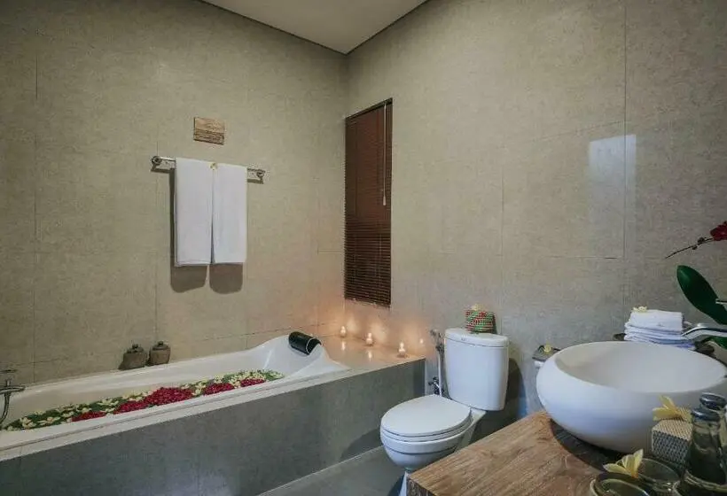 Huvila, 1 makuuhuone ja uima-allas, Kawi Resort A Pramana Experience