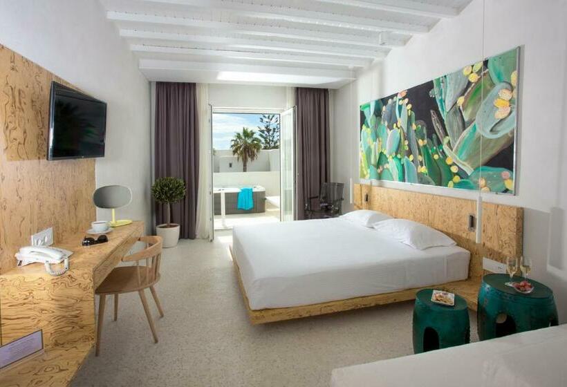 ハイドロマッサージバス付きスイート, Mykonos Dove Beachfront