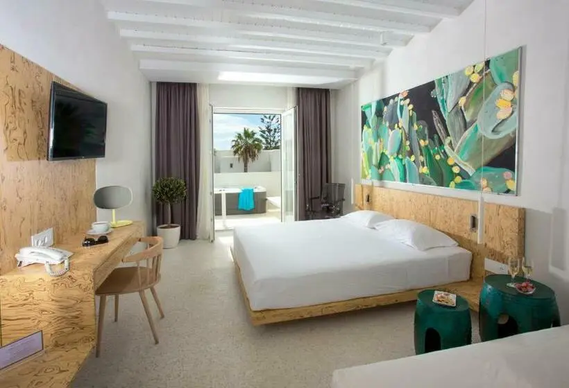 ハイドロマッサージバス付きスイート, Mykonos Dove Beachfront