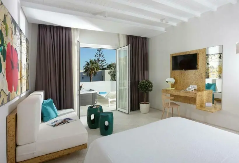 ハイドロマッサージバス付きスイート, Mykonos Dove Beachfront