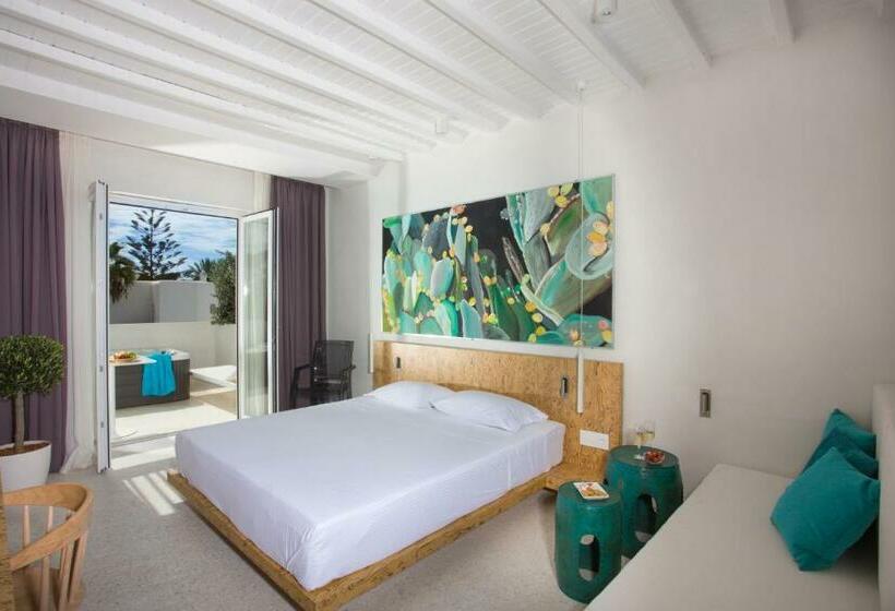 ハイドロマッサージバス付きスイート, Mykonos Dove Beachfront