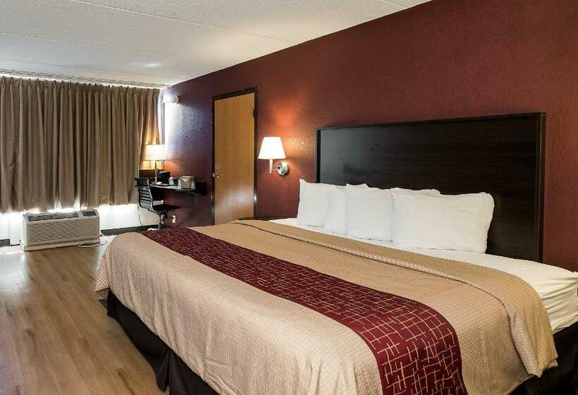 디럭스 룸 킹사이즈 침대, Red Roof Inn Cortland