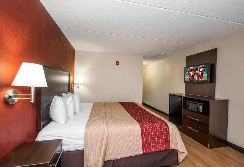 디럭스 룸 킹사이즈 침대, Red Roof Inn Cortland