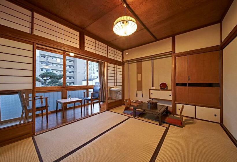 غرفة قياسية حمام مشترك, Yamada Bessou くつろぎの温泉宿 山田別荘