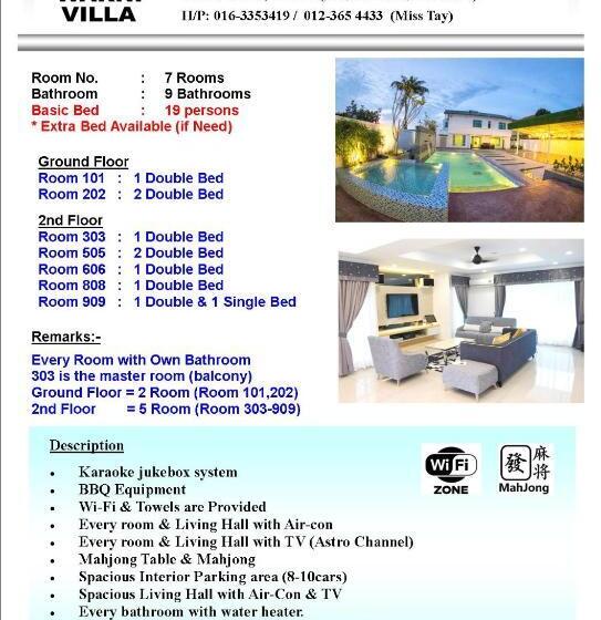 בקתה דלוקס, Secret Garden Warni Villa