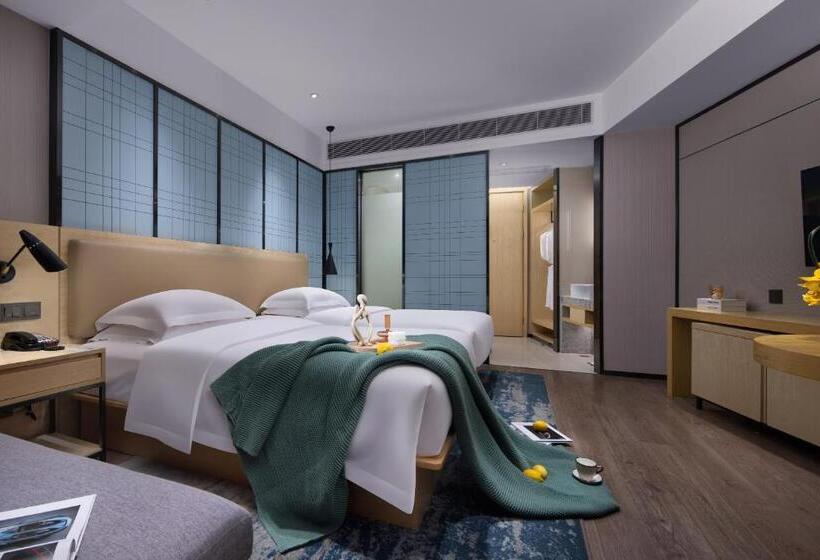 Şehir Manzaralı Delüks Oda, Echarm Hotel Guangzhou Beijing Road Pedestrian Street Tianzi Wharf