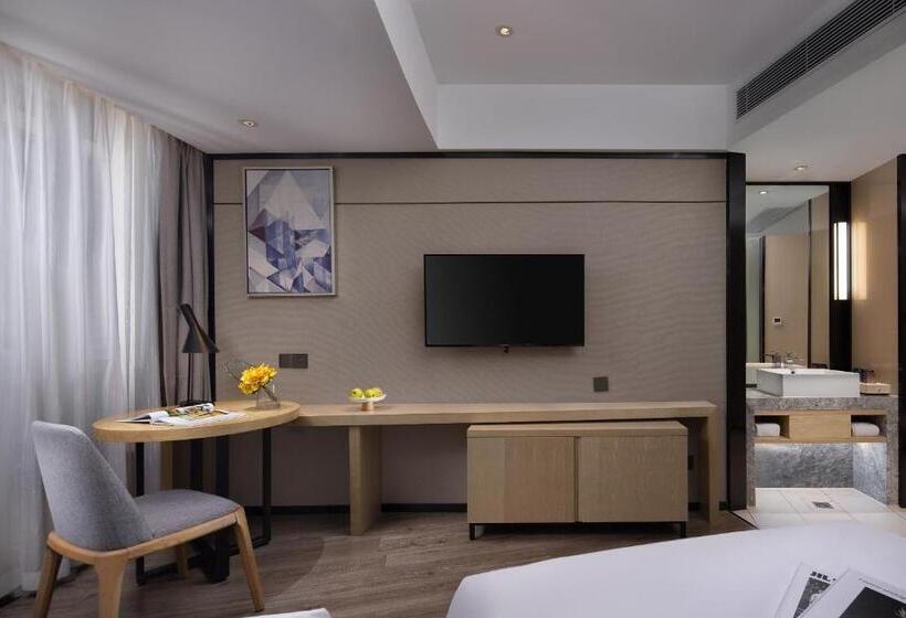 Şehir Manzaralı Delüks Oda, Echarm Hotel Guangzhou Beijing Road Pedestrian Street Tianzi Wharf