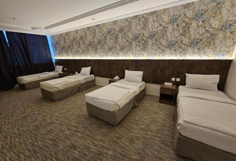 غرفة ديلوكس رباعية, Al Khulafaa 5 Hotel By Tera