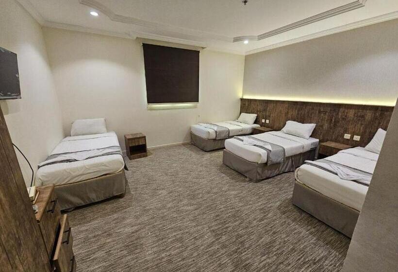 غرفة ديلوكس رباعية, Al Khulafaa 5 Hotel By Tera