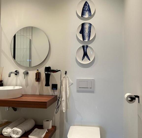 חדר דחוקס עם מיטת קינג, Tumuli Twente B&b Boutique