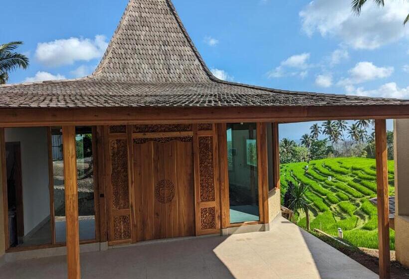 חדר דלוקס עם מרפסת, Puri Dajuma Terrace Eco Lodge & Spa