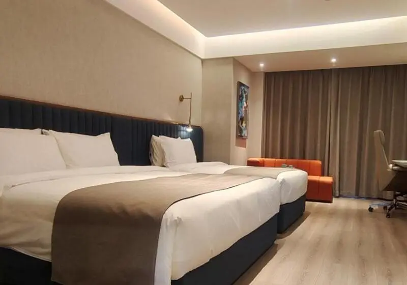 デラックスファミリールーム, Lanou Hotel Lianyungang Donghai High Speed Railway Station Crystal City