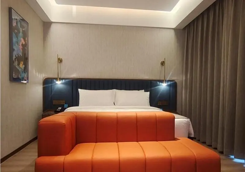 デラックスルーム, Lanou Hotel Lianyungang Donghai High Speed Railway Station Crystal City