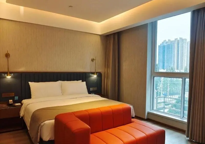 デラックスルーム, Lanou Hotel Lianyungang Donghai High Speed Railway Station Crystal City