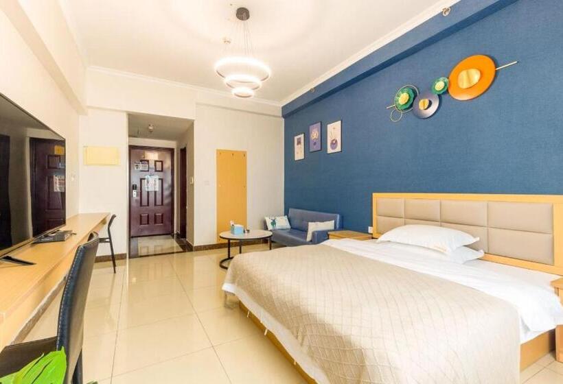 Üç Kişilik Standart Oda, 广州朴宿漫享公寓(琶洲国际会展中心店)