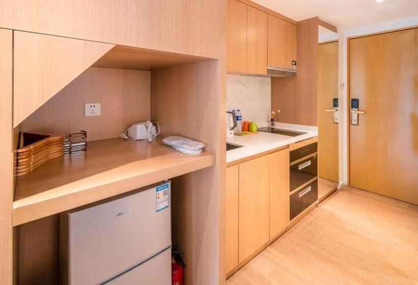 Habitació Estàndard amb Balconada, Guangzhou Yuxiang Apartment   Guangzhou Pazhou International Convention And Exhibition Center