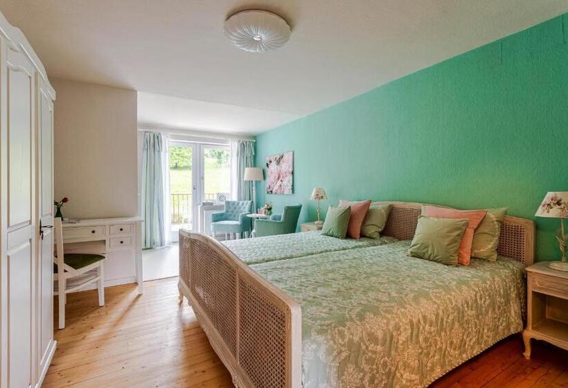 غرفة قياسية مزوَّدة بتراس, Pension Im Landhausstil Im Brombachtal, Odenwald