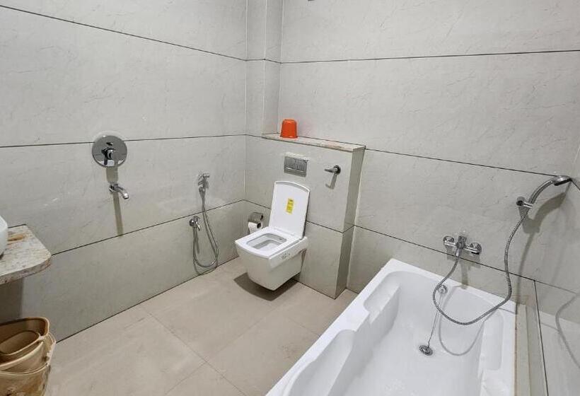 디럭스 룸 킹사이즈 침대, Aanandam Greens