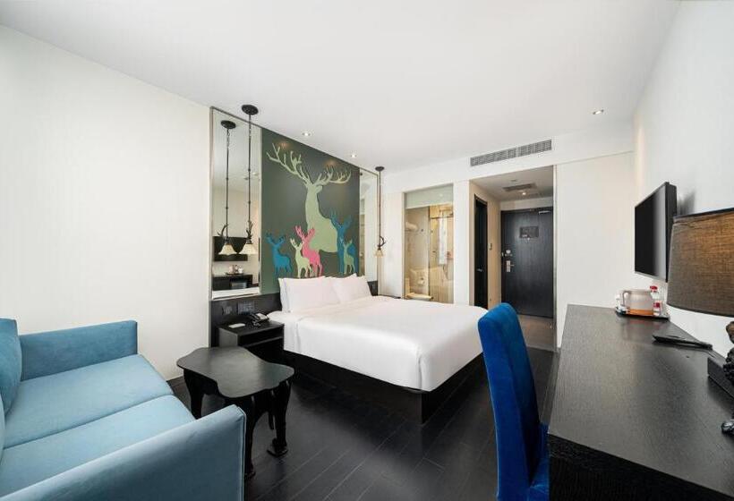 豪华房间, Orange Hotel Shanghai Hongqiao Airport Caoan Road Branch Free Hongqiao Airport & Hongqiao Train St