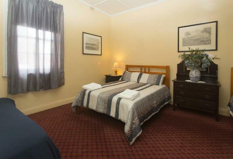 חדר משפחתי חדר אמבטיה משותף, Southern Railway Hotel Goulburn